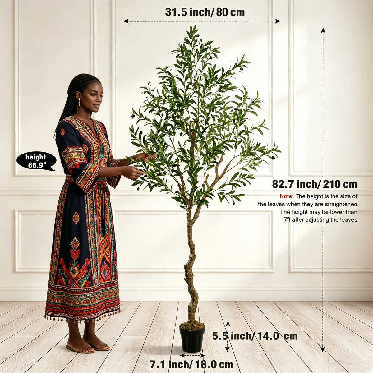 5/6/7/8 Olive Trees Artificial Indoor Faux Olive Tree