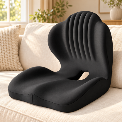 Ergonomic Coccyx Seat Pad Memory Foam Cushion Sciatica Pain Relief Posture Correction Mat for Home Office