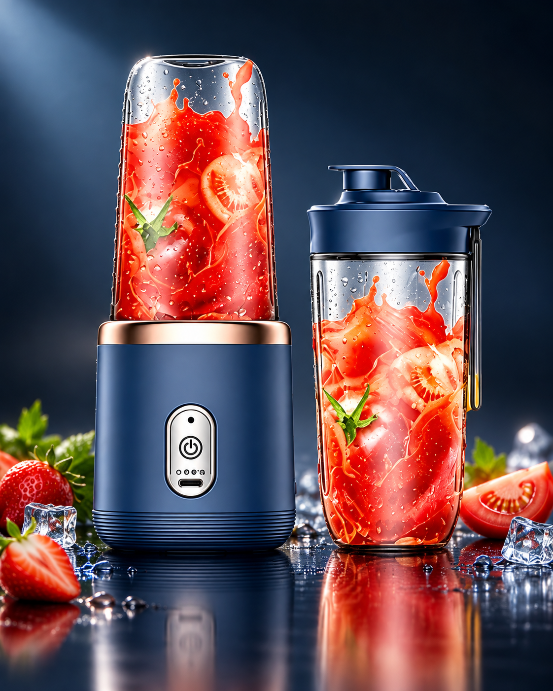 Portable Blender USB Rechargeable Electric Blender Cup for Smoothies and Shakes Travel Office Work