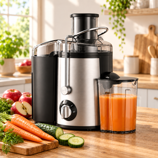 1 Pack Multi Function Juicer Blender Food Processor 3 Speed Settings Wide Mouth for Fruits Vegetables.