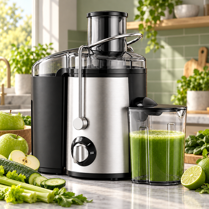 1 Pack Multi Function Juicer Blender Food Processor 3 Speed Settings Wide Mouth for Fruits Vegetables.