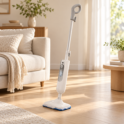 INSE Powerful Steam Mop High Temperature 6 in 1 Scrubbing Steam Cleaner Detachable Floor Steam Mop