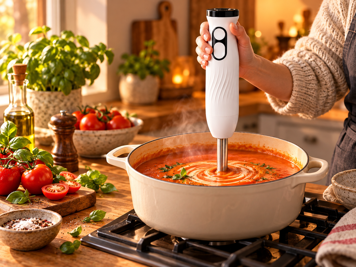 MONSGA By erabros Electric Hand Immersion Blender Mixer, 4 in 1 Hand Mixer.