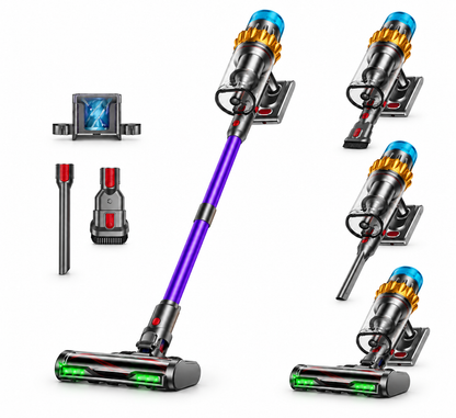 VAKERR X15 Pro 750W Cordless Vacuum Cleaner 75KPA Strong Suction for Pet Hair and Carpet 80M