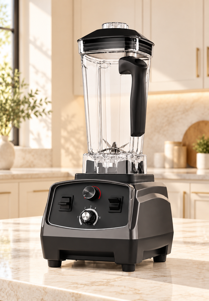 BioloMix 3HP 2200W Heavy Duty Grade Timer Blender Mixe Ice Smoothies BPA Free 2L Jar