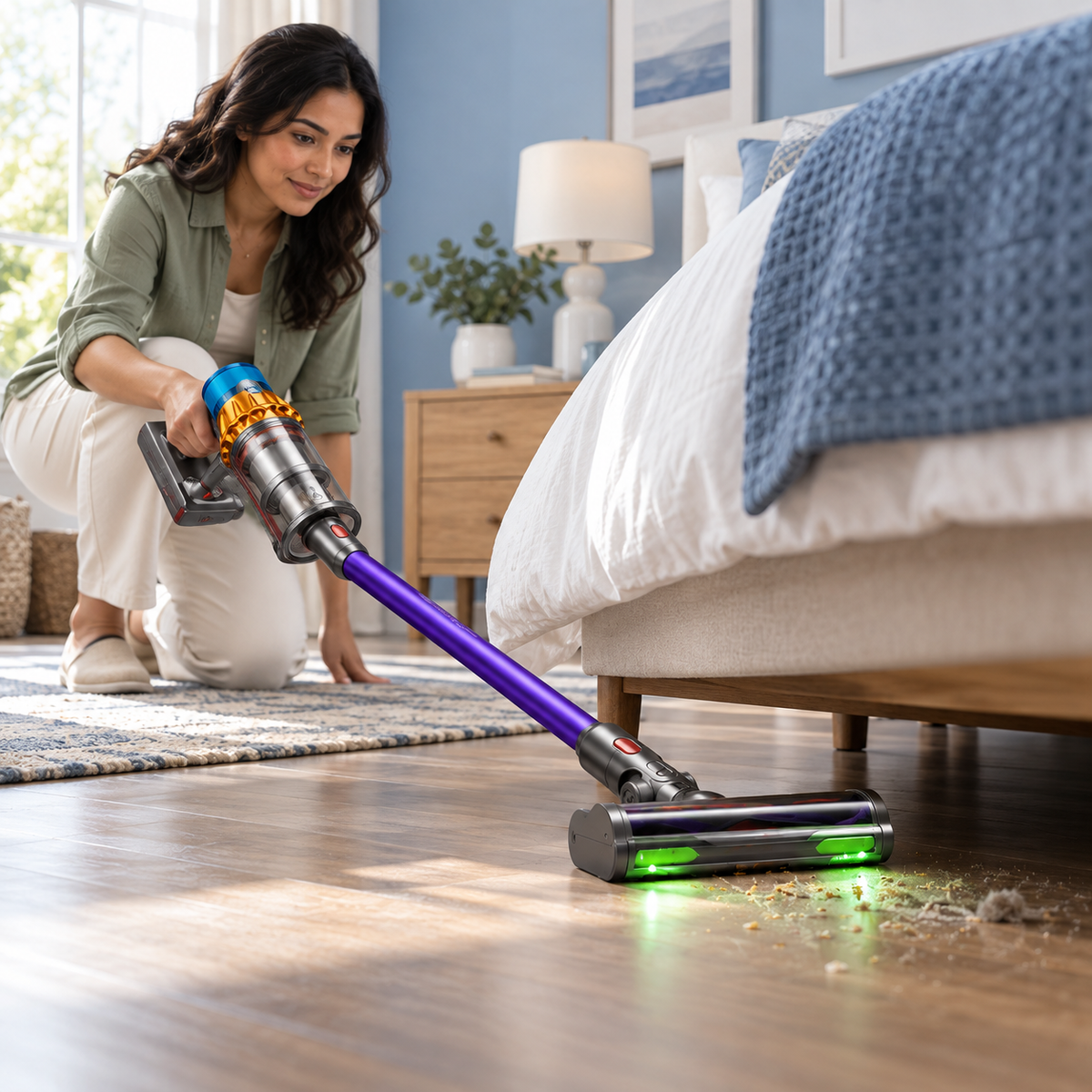 VAKERR X15 Pro 750W Cordless Vacuum Cleaner 75KPA Strong Suction for Pet Hair and Carpet 80M