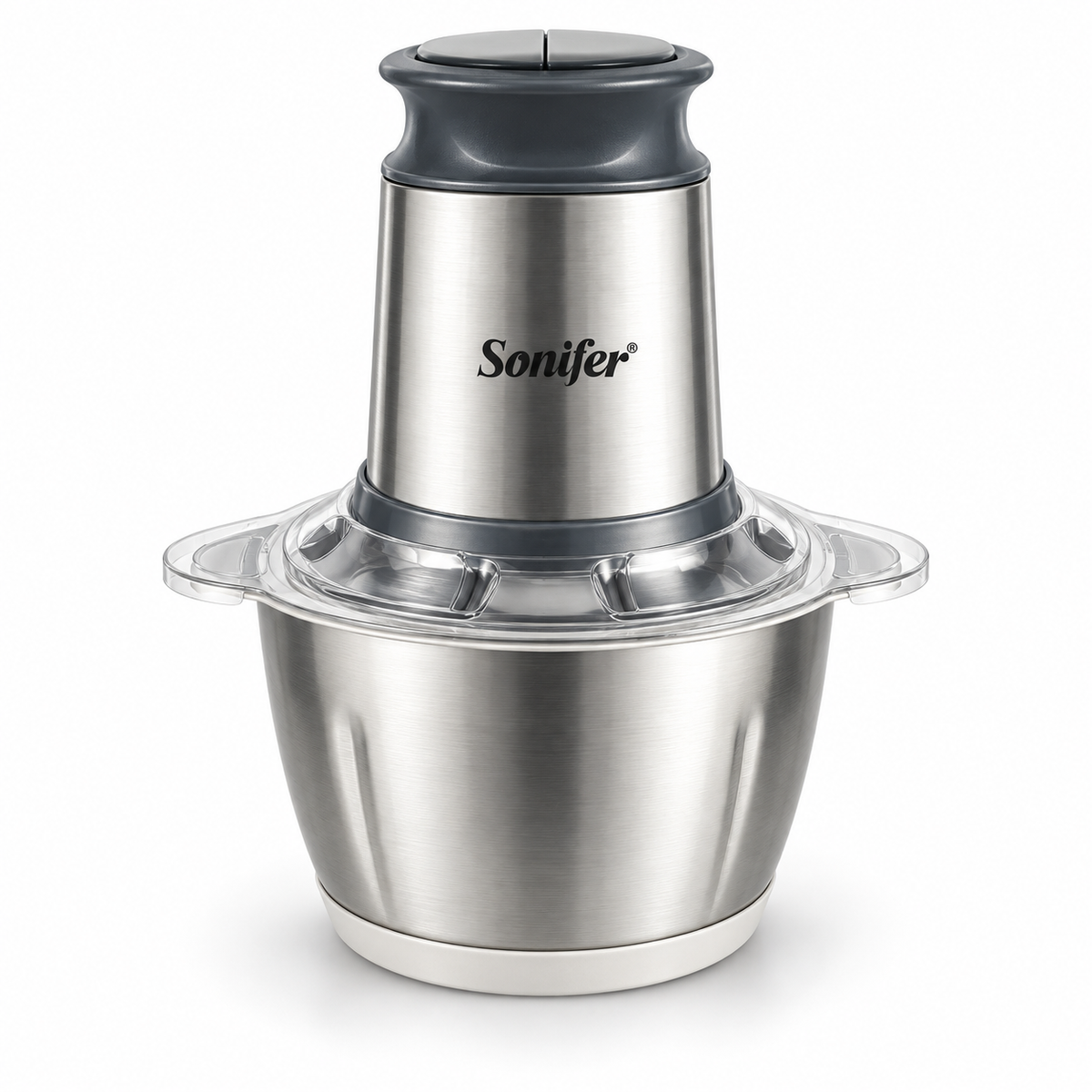 2 Speeds Electric Chopper Meat Grinder Stainless Steel Mincer Food Processor Kitchen Slicer