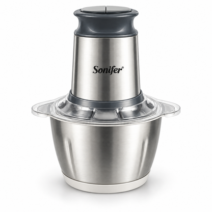 2 Speeds Electric Chopper Meat Grinder Stainless Steel Mincer Food Processor Kitchen Slicer