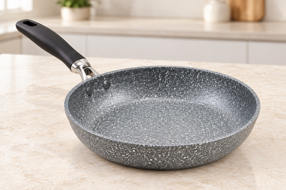 Durable Stone Frying Pan28/26/24/20cm Wok Non-stick Pan Skillet Cauldron Induction Cooker Gas Stove