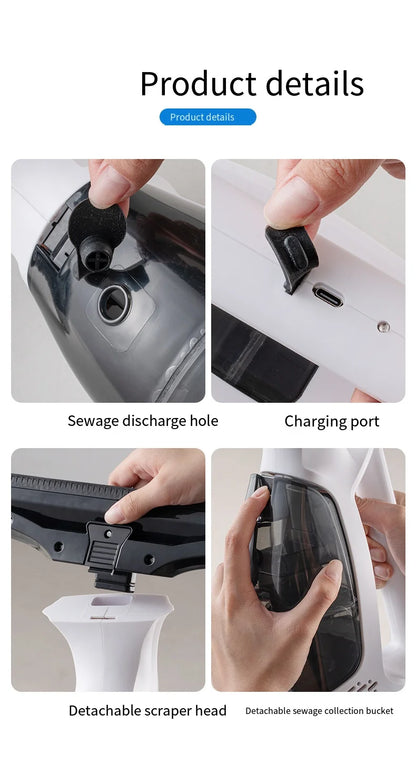 Multifunctional Electric Cordless Window Cleaner Portable Glass Cleaner Tools
