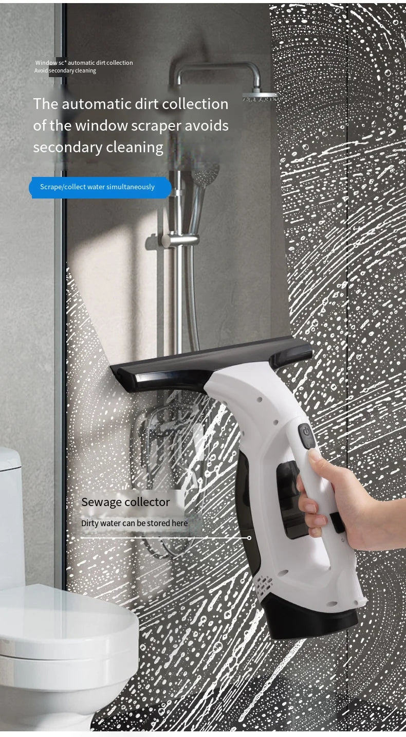 Multifunctional Electric Cordless Window Cleaner Portable Glass Cleaner Tools