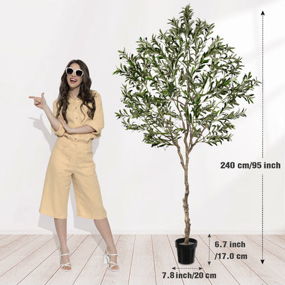 5/6/7/8 Olive Trees Artificial Indoor Faux Olive Tree