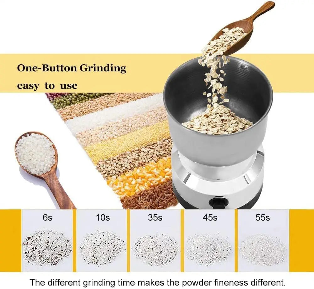 Kitchen Multifunctional 4 Blade Grain Grinder Coffee
