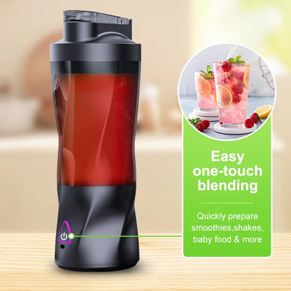 Electric Portable Juicer Fresh Fruit Mixer 700ML Multifunctional USB Rechargeable