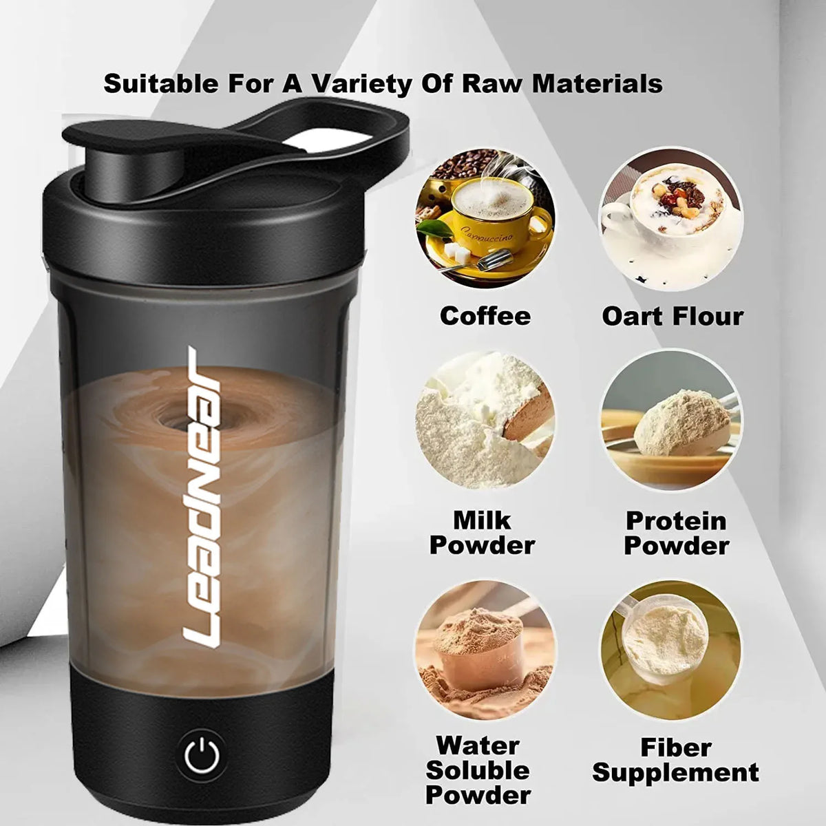 Electric Blender Cup Portable Blender Cup Milk Powder Protein Powder Blender Automatic Shaker Cup