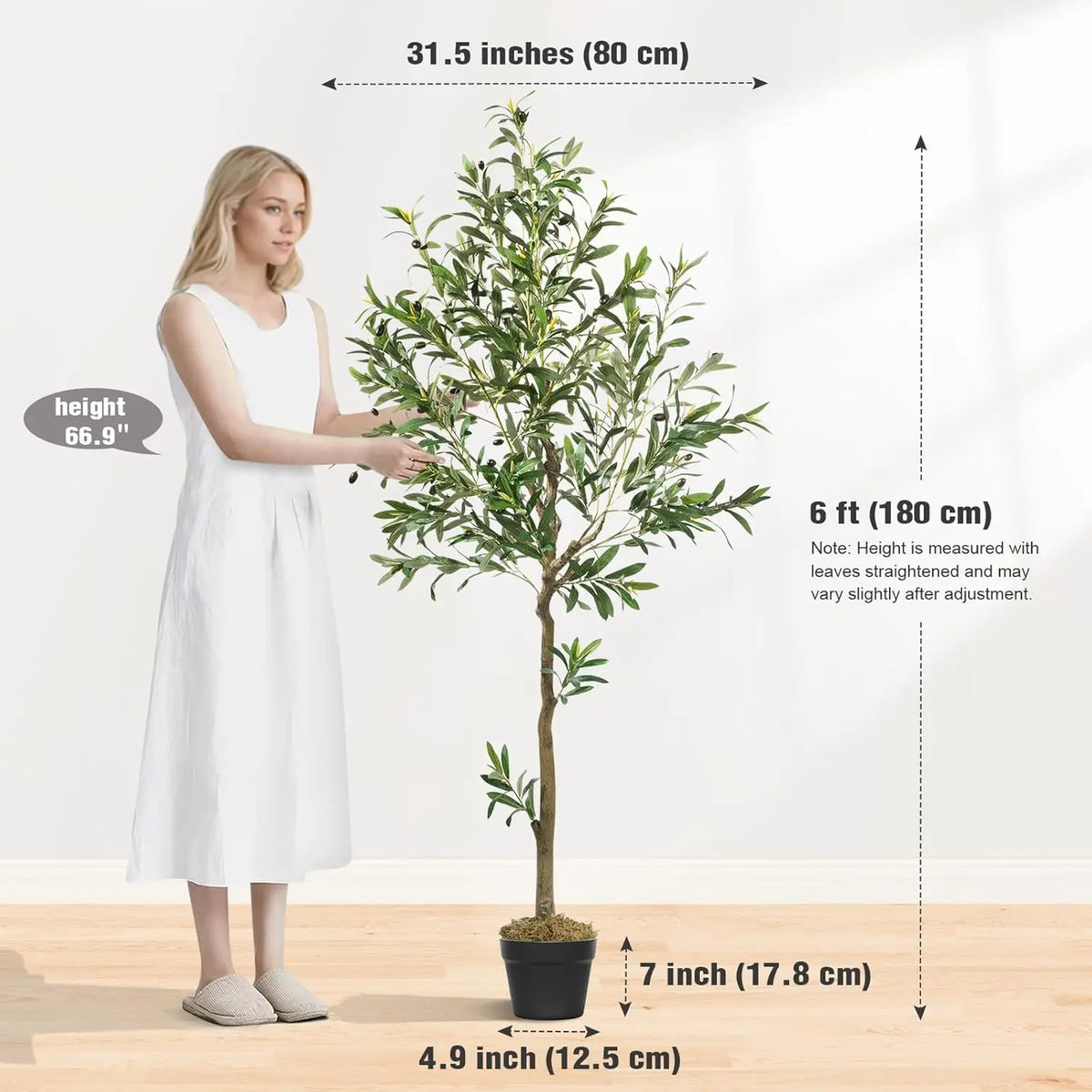 5/6/7/8 Olive Trees Artificial Indoor Faux Olive Tree