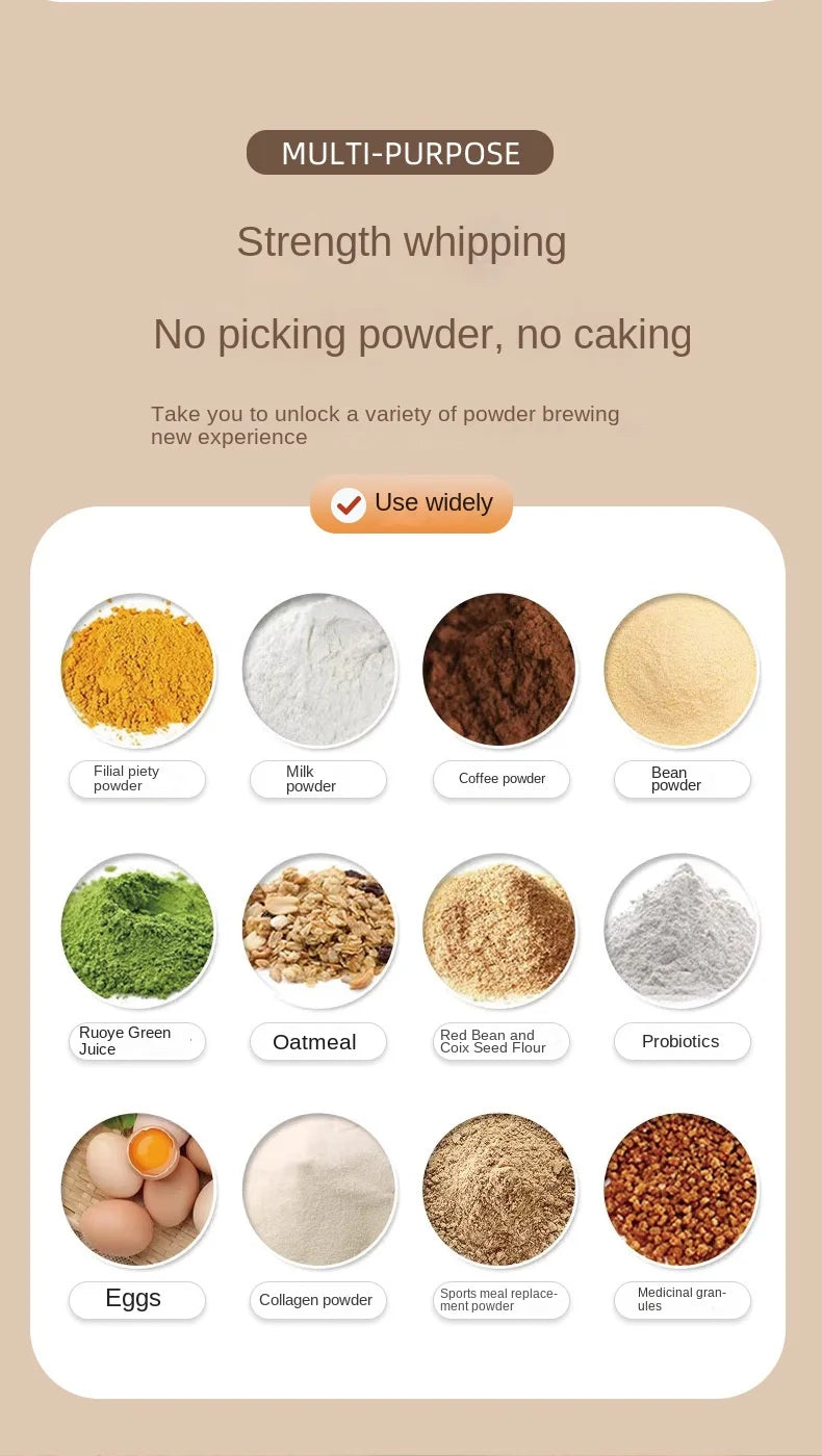 Electric Blender Cup Portable Blender Cup Milk Powder Protein Powder Blender Automatic Shaker Cup