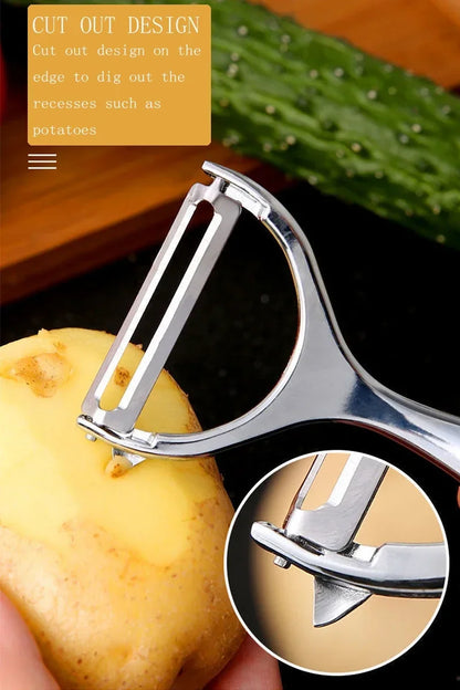 1/2 PCS Stainless Steel Multifunctional Vegetable Peeler and Shredder