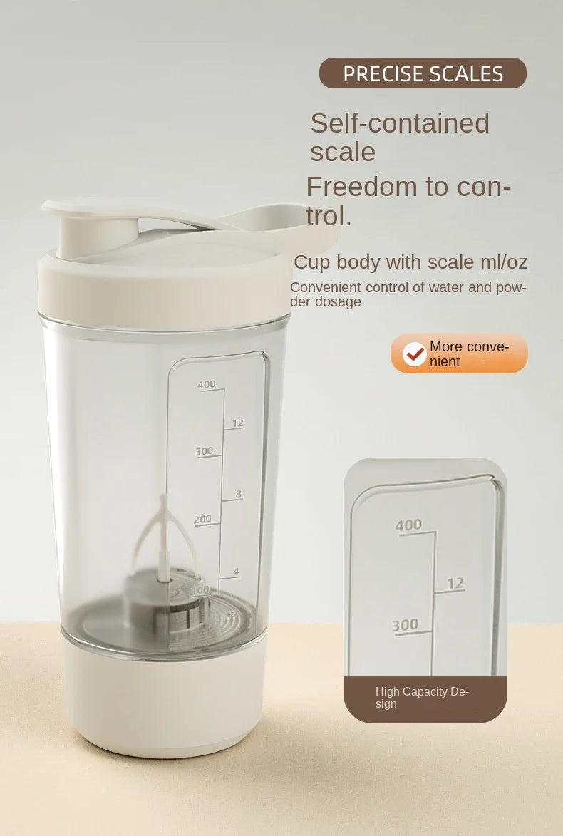 Electric Blender Cup Portable Blender Cup Milk Powder Protein Powder Blender Automatic Shaker Cup