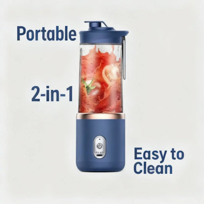 Portable Blender USB Rechargeable Electric Blender Cup for Smoothies and Shakes Travel Office Work