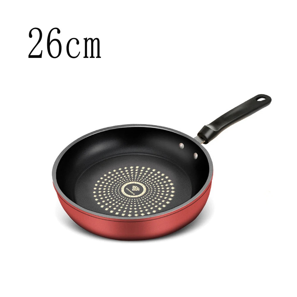 26cm Cast Iron Omelette Pan Multi Functional Non-Stick Frying Pans Easy To Clean Gas Stove