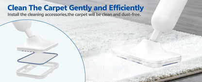 INSE Powerful Steam Mop High Temperature 6 in 1 Scrubbing Steam Cleaner Detachable Floor Steam Mop
