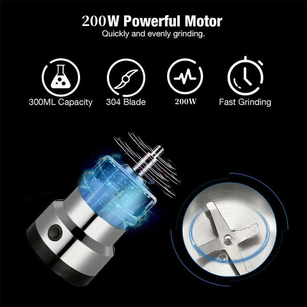 Kitchen Multifunctional 4 Blade Grain Grinder Coffee