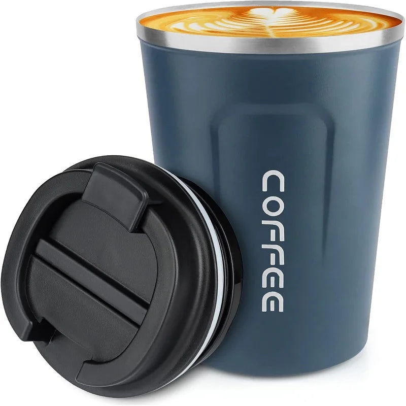  Stainless Steel Coffee Mug Travel Double Leak Proof Car Thermos Cup