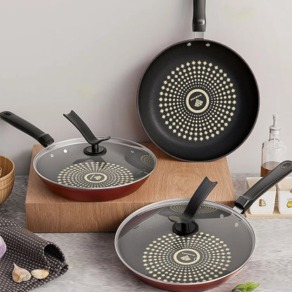 26cm Cast Iron Omelette Pan Multi Functional Non-Stick Frying Pans Easy To Clean Gas Stove