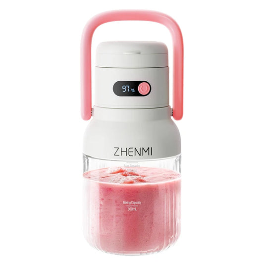 Holidays and Birthdays Blender for Shakes & Smoothies! ZHENMI BPA-Free Cordless Blender, 33oz,