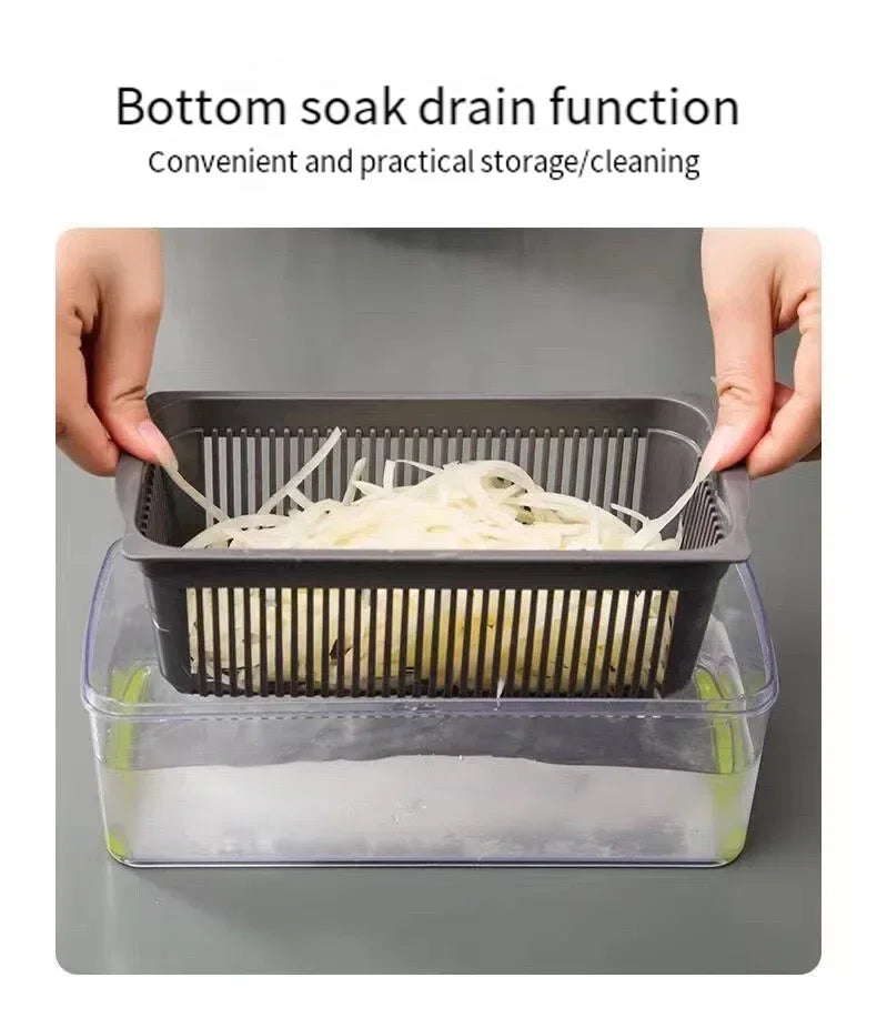 New 5-in-1 Food Chopper Suitable for Handheld Slicers, Dicers, Graters Multifunctional Vegetable