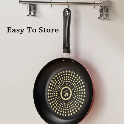 26cm Cast Iron Omelette Pan Multi Functional Non-Stick Frying Pans Easy To Clean Gas Stove