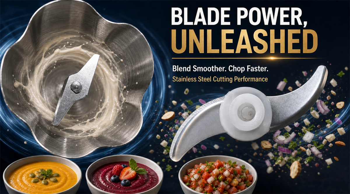 MONSGA By erabros Electric Hand Immersion Blender Mixer, 4 in 1 Hand Mixer.