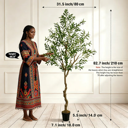 5/6/7/8 Olive Trees Artificial Indoor Faux Olive Tree