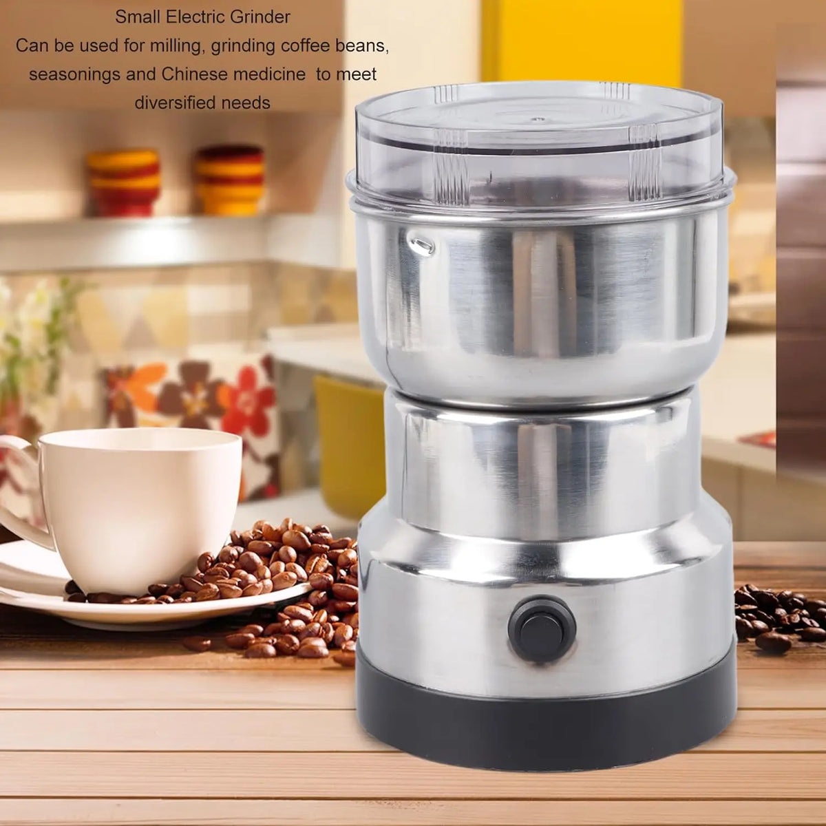 Kitchen Multifunctional 4 Blade Grain Grinder Coffee