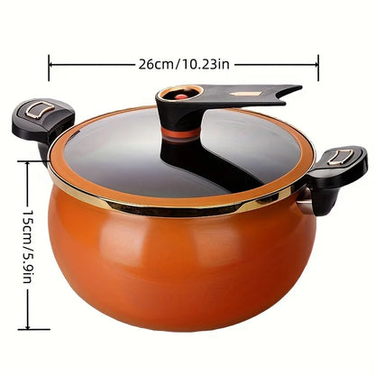 Micro Pressure Cooker, 7L Large Capacity, 26cm, Suitable for Home Use, Multi-Functional Non-Stick pot
