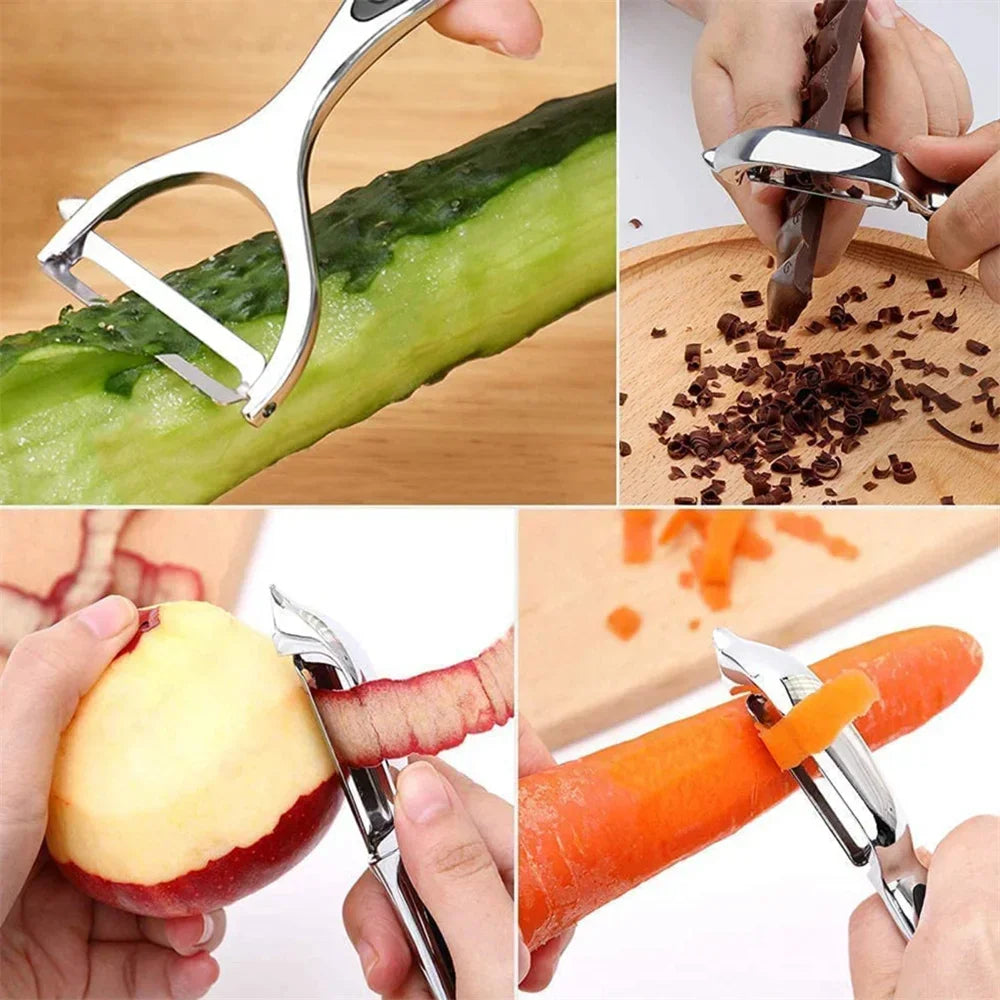 1/2 PCS Stainless Steel Multifunctional Vegetable Peeler and Shredder