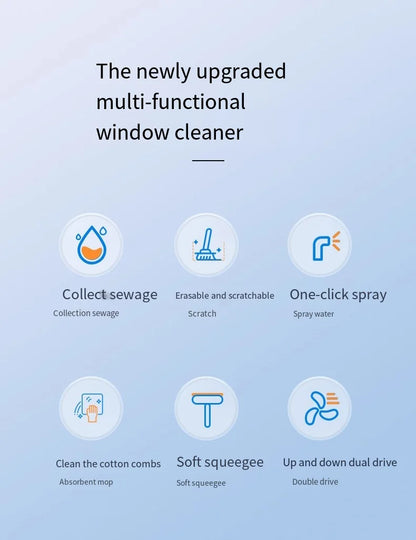 Multifunctional Electric Cordless Window Cleaner Portable Glass Cleaner Tools