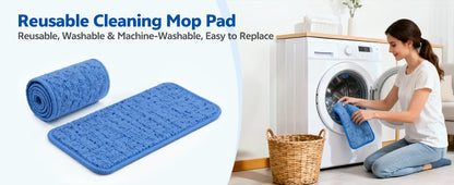 INSE Powerful Steam Mop High Temperature 6 in 1 Scrubbing Steam Cleaner Detachable Floor Steam Mop