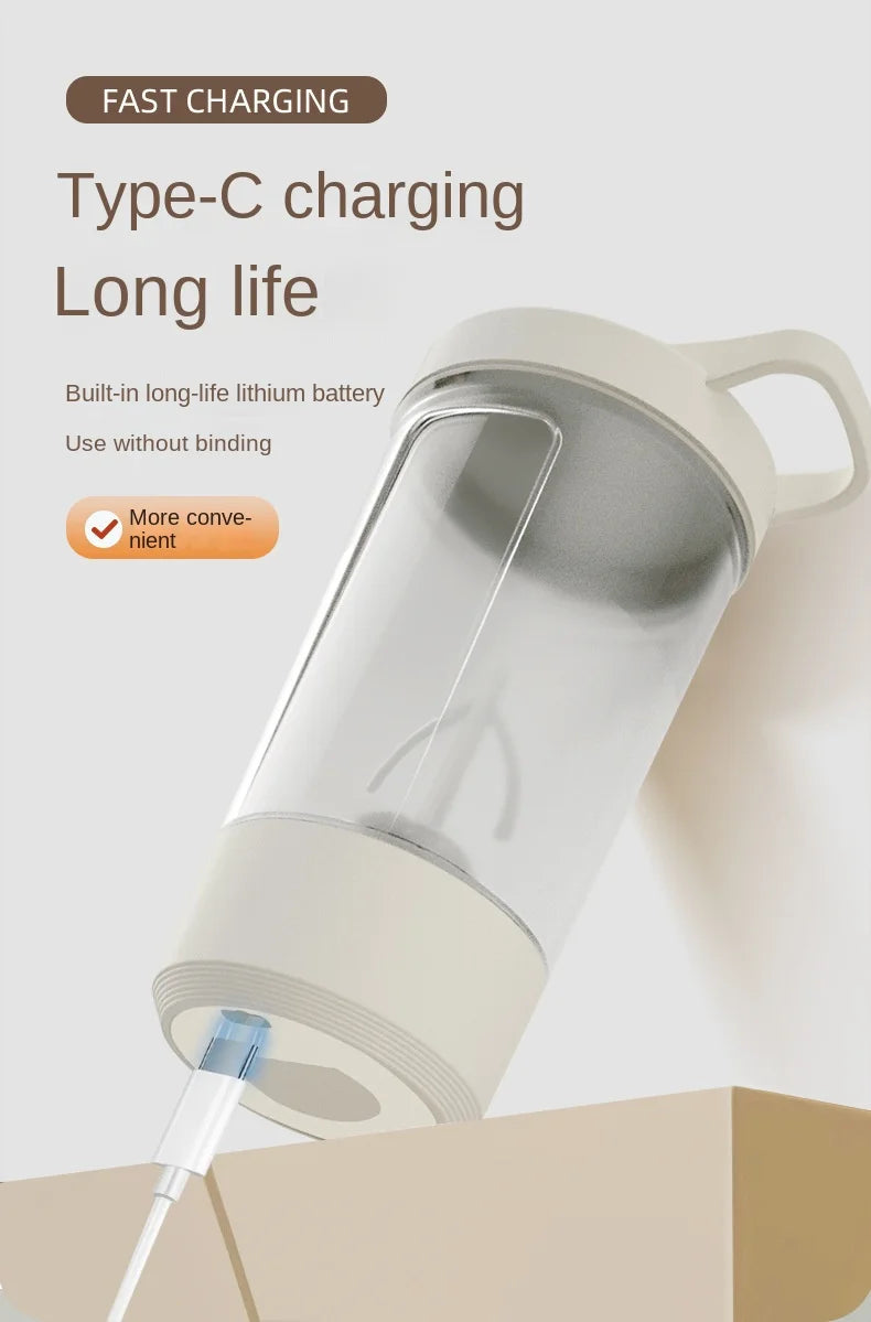 Electric Blender Cup Portable Blender Cup Milk Powder Protein Powder Blender Automatic Shaker Cup