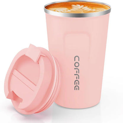  Stainless Steel Coffee Mug Travel Double Leak Proof Car Thermos Cup